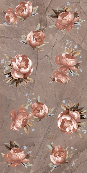 Rose Kahve Motif